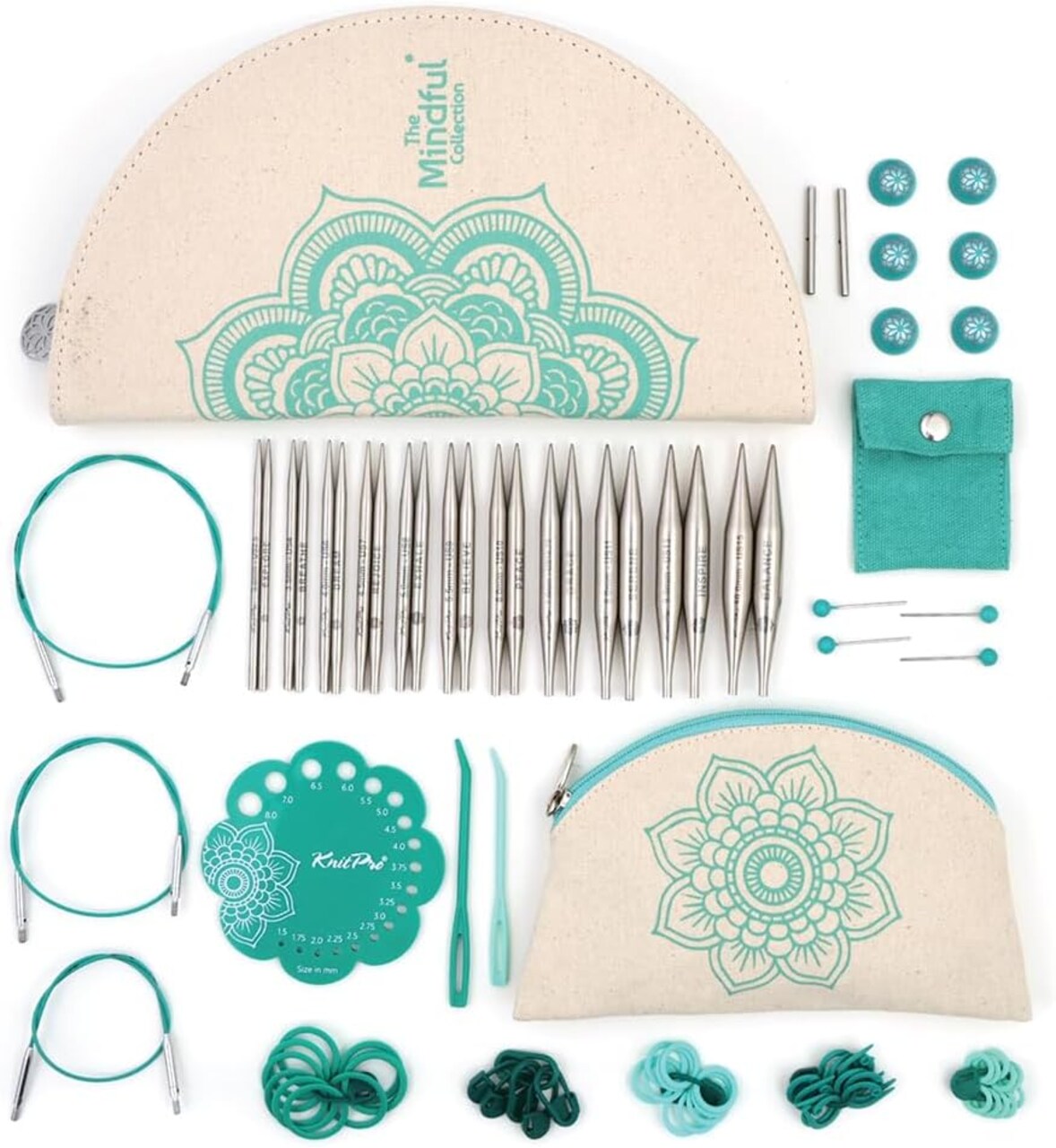 KnitPro The Mindful Collection Warmth Interchangeable Needle Set 4" (10cm)